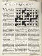 Better Homes & Gardens November 1983 Magazine Article: Career-Changing Strategies