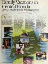 Better Homes & Gardens November 1983 Magazine Article: Family Vacations in Central Florida