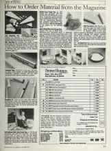 Better Homes & Gardens November 1983 Magazine Article: How to Order Material from the Magazine