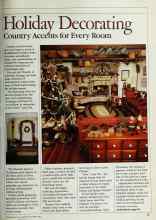Better Homes & Gardens December 1983 Magazine Article: Holiday Decorating