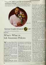 Better Homes & Gardens January 1984 Magazine Article: What's What in Life Insurance Policies