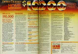 Better Homes & Gardens January 1984 Magazine Article: Better Homes and Gardens 1984 HOME IMPROVEMENT CONTEST $10,000 GRAND PRIZE