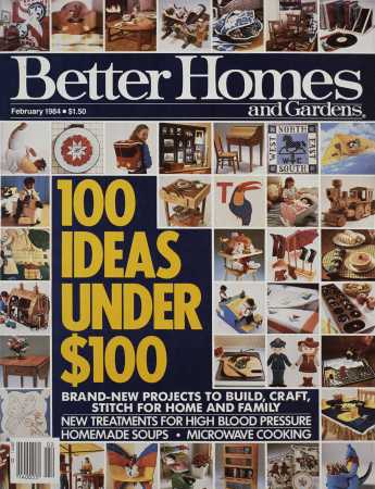 Better Homes & Gardens February 1984 Magazine Cover