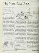 Better Homes & Gardens February 1984 Magazine Article: The Man Next Door