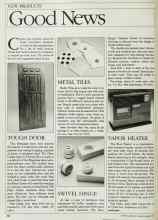 Better Homes & Gardens March 1984 Magazine Article: TOUGH DOOR