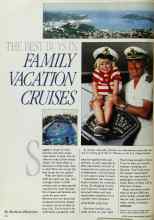 Better Homes & Gardens March 1984 Magazine Article: THE BEST BUYS IN FAMILY VACATION CRUISES
