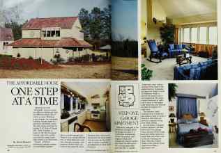 Better Homes & Gardens March 1984 Magazine Article: ONE STEP AT A TIME