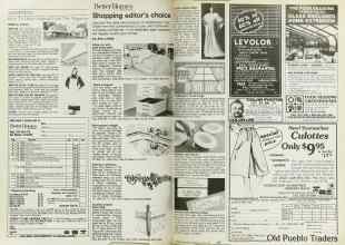 Better Homes & Gardens March 1984 Magazine Article: Shopping editor's choice
