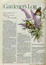 Better Homes & Gardens April 1984 Magazine Article: Gardener's Log