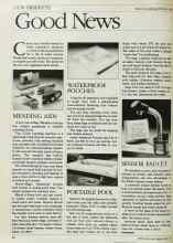 Better Homes & Gardens April 1984 Magazine Article: MENDING AIDS