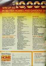 Better Homes & Gardens April 1984 Magazine Article: WIN UP TO IN BETTER HOMES AND GARDENS '84 HOME IMPROVEMENT CONTEST