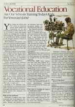 Better Homes & Gardens May 1984 Magazine Article: Vocational Education