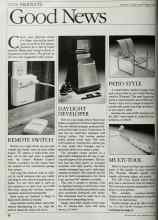 Better Homes & Gardens May 1984 Magazine Article: REMOTE SWITCH