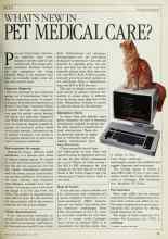 Better Homes & Gardens May 1984 Magazine Article: WHAT'S NEW IN PET MEDICAL CARE?