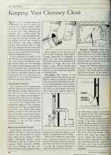Better Homes & Gardens May 1984 Magazine Article: Keeping Your Chimney Clean