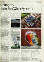 Better Homes & Gardens May 1984 Magazine Article: Sizing Up Solar Hot Water Systems
