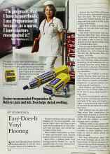 Better Homes & Gardens May 1984 Magazine Article: Easy-Does-It Vinyl Flooring