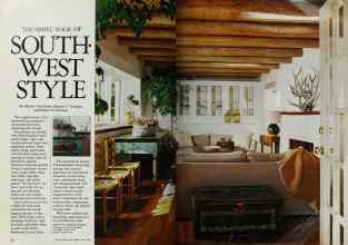Better Homes & Gardens May 1984 Magazine Article: THE SIMPLE MAGIC OF SOUTH WEST STYLE