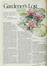 Better Homes & Gardens June 1984 Magazine Article: Gardener's Log