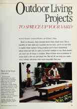 Better Homes & Gardens June 1984 Magazine Article: Outdoor Living Projects TO SPRUCE UP YOUR YARD