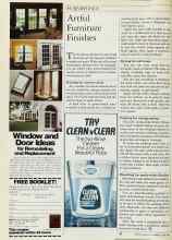Better Homes & Gardens June 1984 Magazine Article: Artful Furniture Finishes