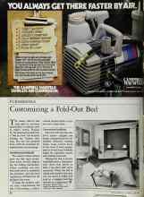 Better Homes & Gardens June 1984 Magazine Article: Customizing a Fold-Out Bed