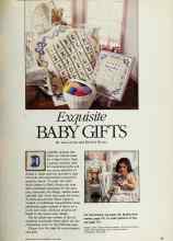 Better Homes & Gardens June 1984 Magazine Article: Exquisite BABY GIFTS