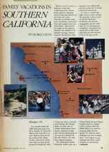 Better Homes & Gardens June 1984 Magazine Article: FAMILY VACATIONS IN SOUTHERN CALIFORNIA