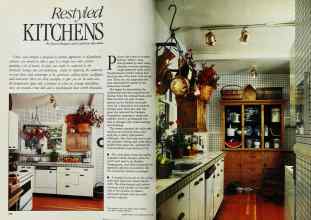 Better Homes & Gardens June 1984 Magazine Article: Restyled KITCHENS
