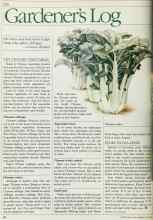 Better Homes & Gardens July 1984 Magazine Article: Gardener's Log