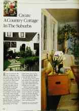 Better Homes & Gardens July 1984 Magazine Article: Create A Country Cottage In The Suburbs