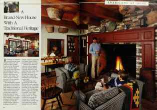 Better Homes & Gardens July 1984 Magazine Article: A Brand-New House With A Traditional Heritage