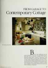 Better Homes & Gardens August 1984 Magazine Article: FROM GARAGE TO Contemporary Cottage