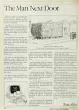 Better Homes & Gardens August 1984 Magazine Article: The Man Next Door