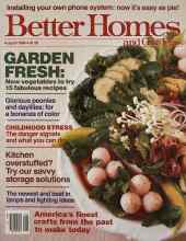 Better Homes & Gardens August 1984 Magazine Cover