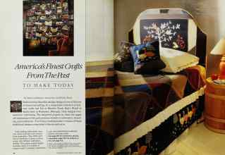 Better Homes & Gardens August 1984 Magazine Article: America's Finest Crafts From The Past TO MAKE TODAY