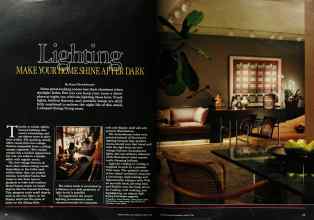 Better Homes & Gardens August 1984 Magazine Article: Lighting MAKE YOUR HOME SHINE AFFER DARK