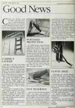 Better Homes & Gardens September 1984 Magazine Article: FAST FLOORING