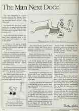 Better Homes & Gardens September 1984 Magazine Article: The Man Next Door