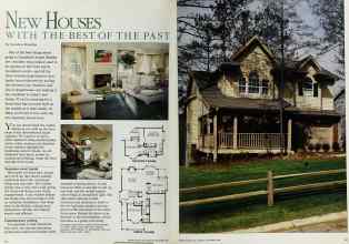 Better Homes & Gardens September 1984 Magazine Article: NEW HOUSES WITH THE BEST OF THE PAST