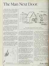 Better Homes & Gardens October 1984 Magazine Article: The Man Next Door