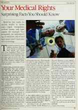 Better Homes & Gardens November 1984 Magazine Article: Your Medical Rights