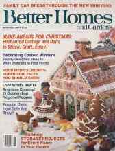 Better Homes & Gardens November 1984 Magazine Cover