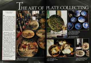 Better Homes & Gardens November 1984 Magazine Article: THE ART OF PLATE COLLECTING