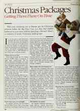 Better Homes & Gardens December 1984 Magazine Article: Christmas Packages Getting Them There On Time