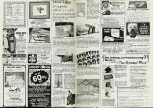 Better Homes & Gardens December 1984 Magazine Article: Shopping editor's choice