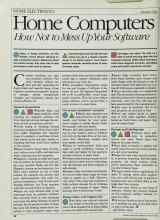 Better Homes & Gardens January 1985 Magazine Article: Home Computers