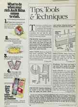 Better Homes & Gardens January 1985 Magazine Article: Tips, Tools & Techniques