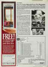 Better Homes & Gardens January 1985 Magazine Article: How To Order Material From The Magazine