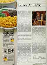 Better Homes & Gardens February 1985 Magazine Article: Editor At Large